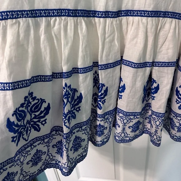 ☀️ New! ZARA Embroidered Midi Skirt - Picture 8 of 16